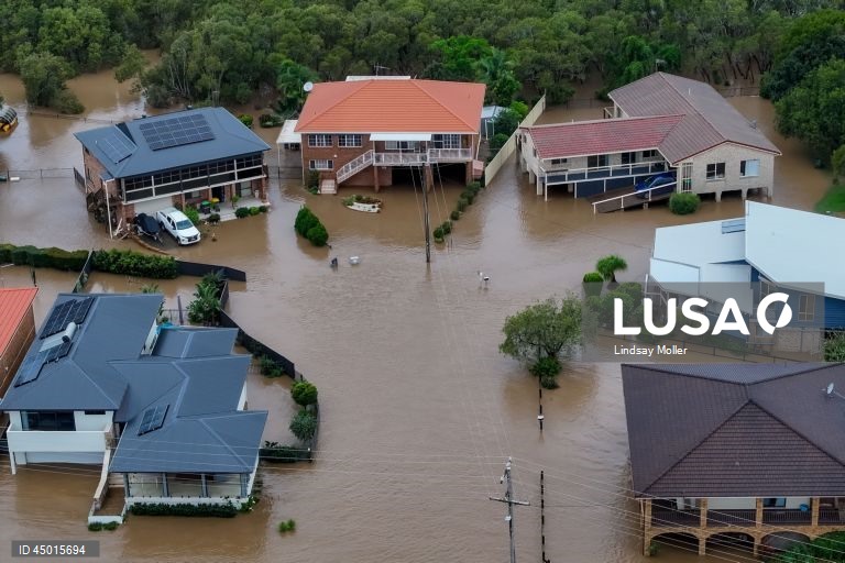 Austrália: Inundações em Port Macquarie, Nova Gales do Sul