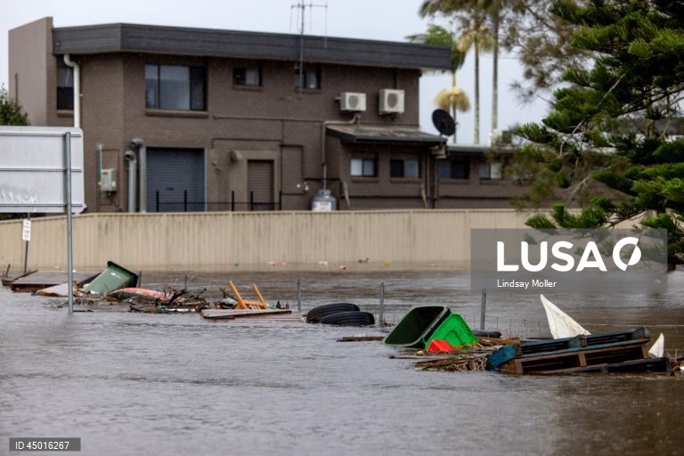 Austrália: Inundações em Port Macquarie, Nova Gales do Sul