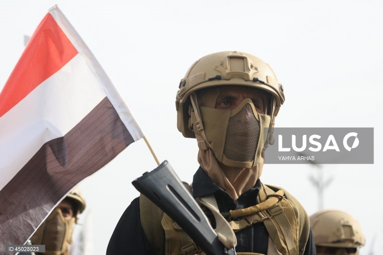 Iémen: Manifestação houthi contra os EUA e Israel