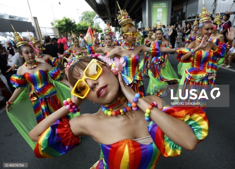 Parada do Orgulho de Banguecoque 2025 assinala o Mês do Orgulho