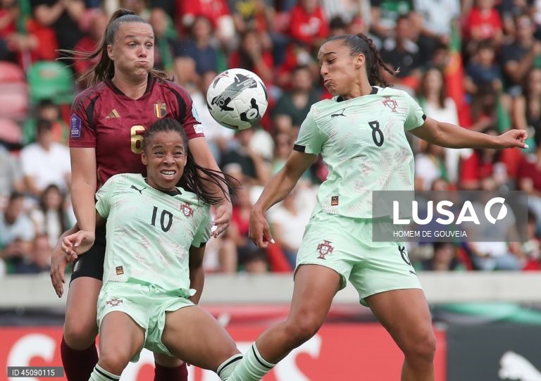 Futebol: Liga das Nações feminina - Portugal vs Bélgica