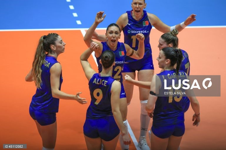 Voleibol: European Golden League feminina - Ucrânia (3-1) Portugal