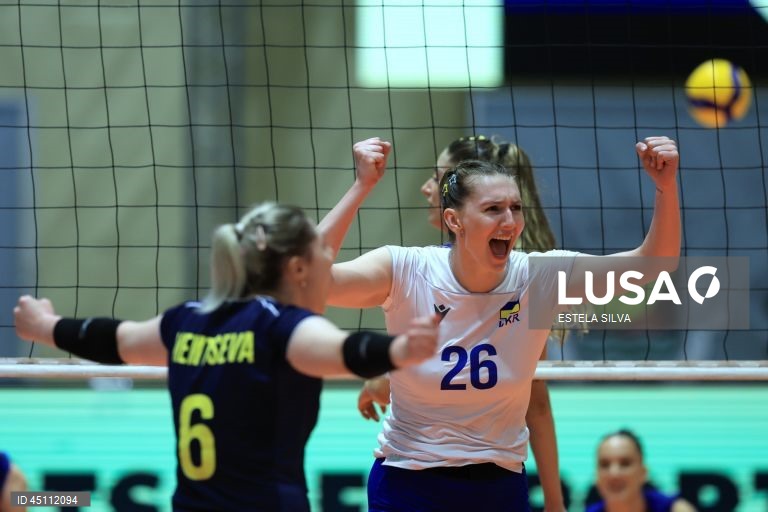Voleibol: European Golden League feminina - Ucrânia (3-1) Portugal