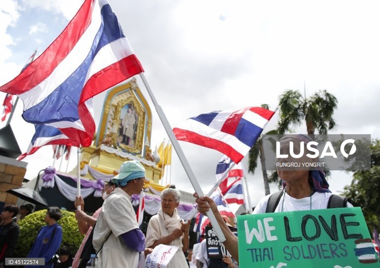 Tailândia: Camboja: Grupo nacionalista protesta contra disputa territorial