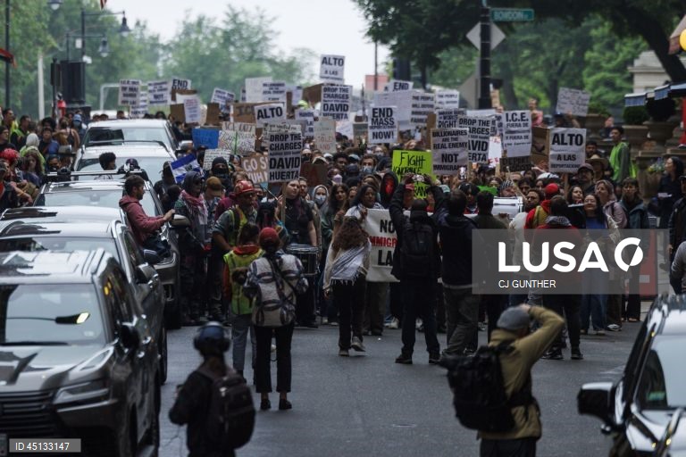 EUA: Manifestação em Boston contra a deportação de imigrantes