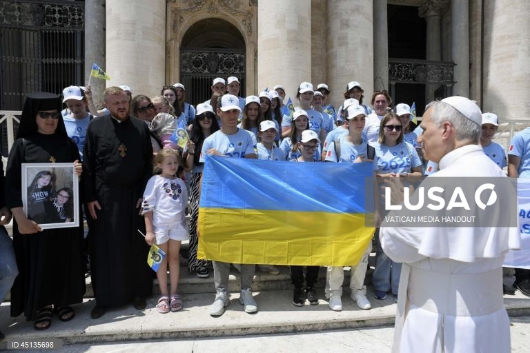 Roma: Audiência geral do Papa Leão XIV na Praça de São Pedro.