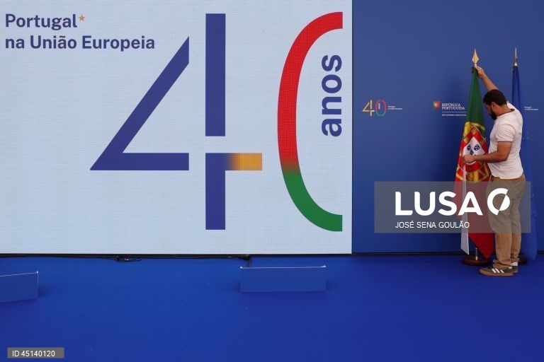 Lisboa: Cerimónia dos 40 anos da assinatura de Portugal do Tratado de Adesão às Comunidades Europeias