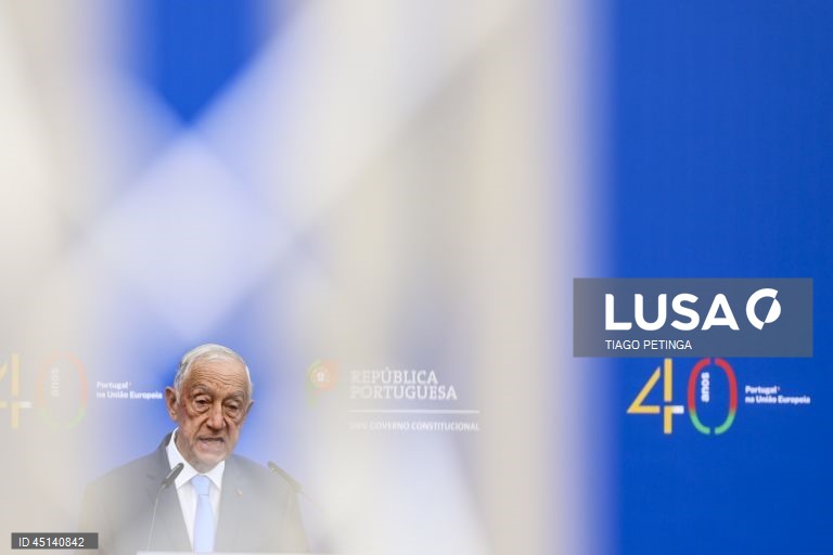 Lisboa: Cerimónia dos 40 anos da assinatura de Portugal do Tratado de Adesão às Comunidades Europeias
