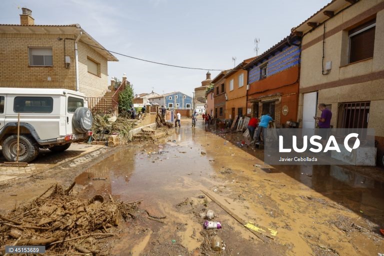 Espanha: Inundações provocadas por chuvas torrenciais na província de Saragoça