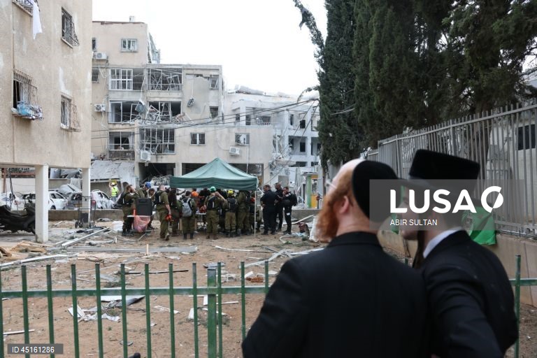 Israel: Edifícios destruidos pelos misseis iranianos
