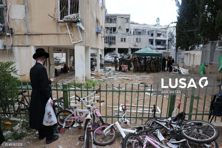 Israel: Edifícios destruidos pelos misseis iranianos