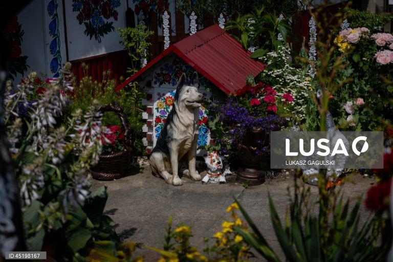 Zalipie: Casas de campo pintadas com motivos decorativos
