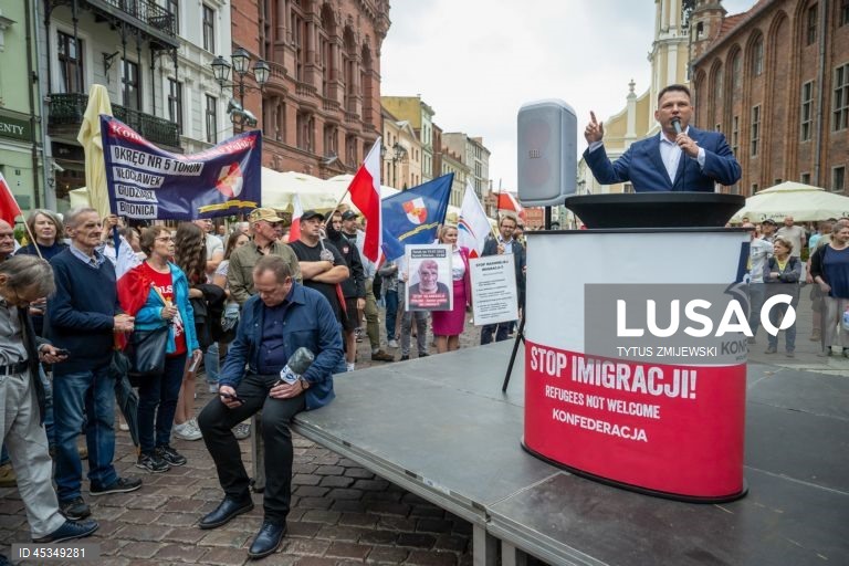 Polónia: Extrema-direita organiza protestos anti-imigração.