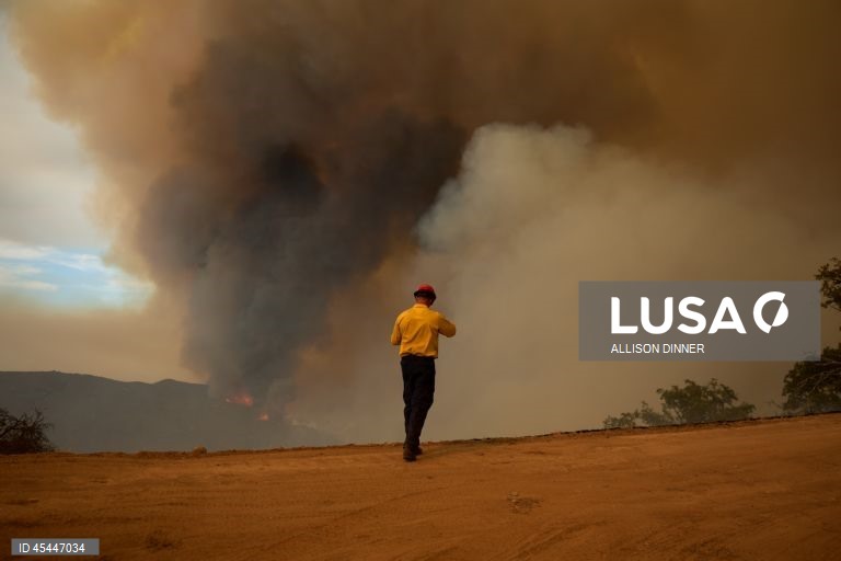 EUA: O incêndio de Gifford torna-se o maior incêndio florestal da Califórnia em 2025