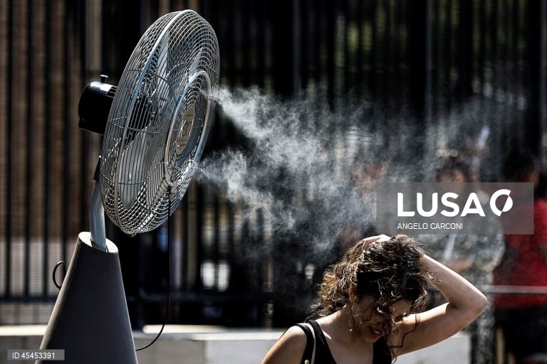 Onda de calor em Ítalia