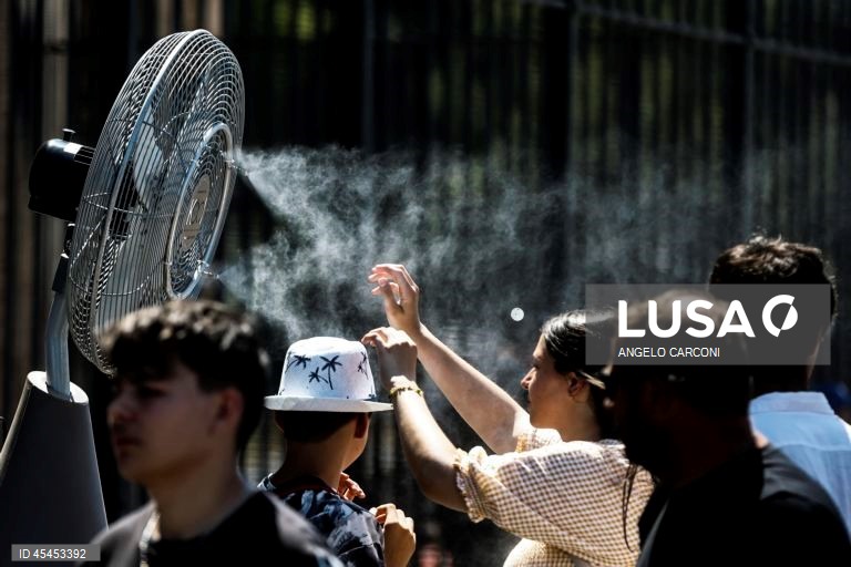 Onda de calor em Ítalia