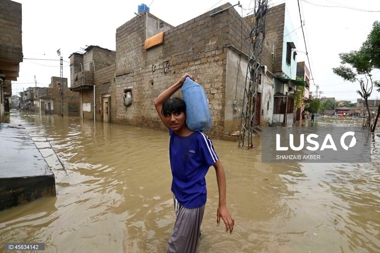 Paquistão: Cheias das monções