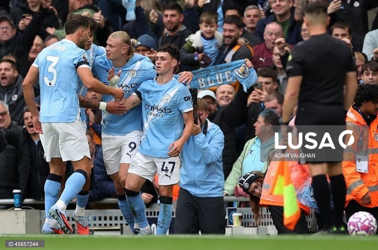 Futebol: Liga inglesa - Manchester City vs Manchester United