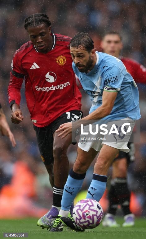 Futebol: Liga inglesa - Manchester City vs Manchester United