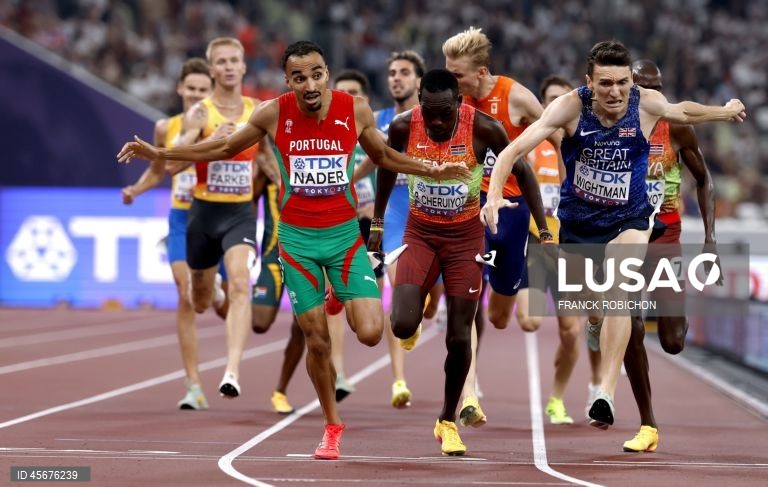 Japão/atletismo: Isaac Nader conquista a medalha de ouro nos 1500m