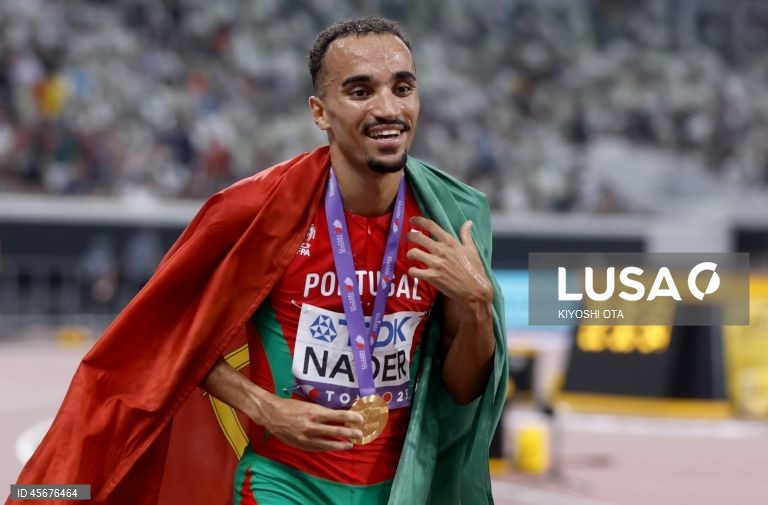 Japão/atletismo: Isaac Nader conquista a medalha de ouro nos 1500m