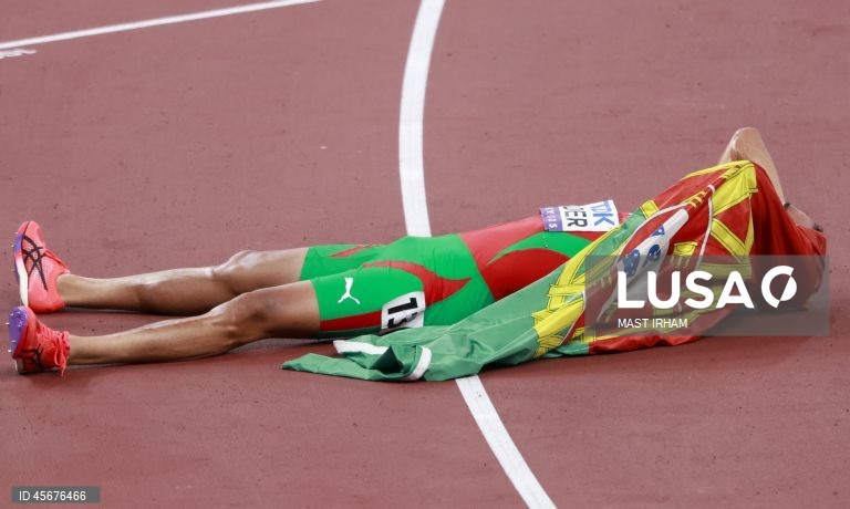 Japão/atletismo: Isaac Nader conquista a medalha de ouro nos 1500m