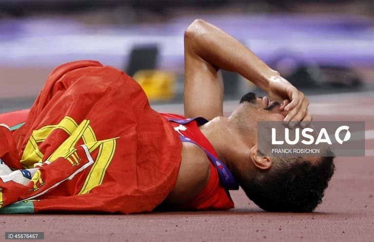 Japão/atletismo: Isaac Nader conquista a medalha de ouro nos 1500m