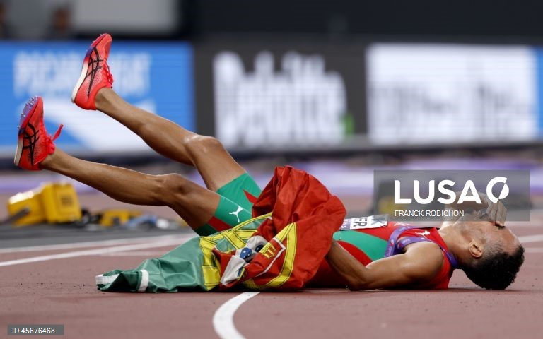 Japão/atletismo: Isaac Nader conquista a medalha de ouro nos 1500m