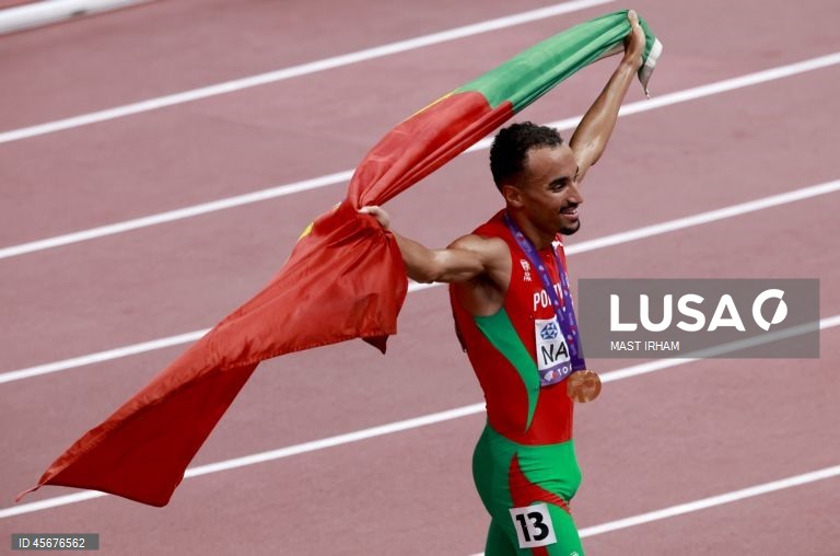 Japão/atletismo: Isaac Nader conquista a medalha de ouro nos 1500m