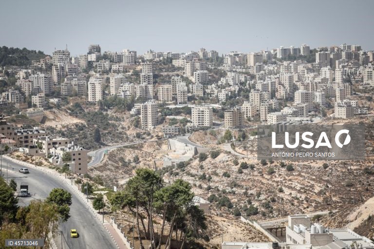 Arredores da cidade de Ramallah, Cisjordânia, 23 de setembro de 2025. ANTÓNIO PEDRO SANTOS/LUSA

