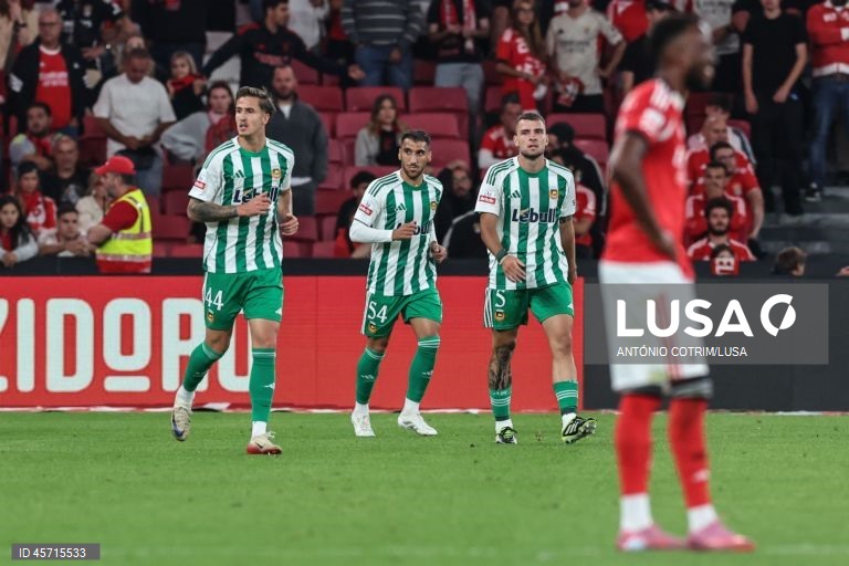Benfica falhou hoje a subida ao segundo lugar da I Liga de futebol e ficou a quatro pontos do líder FC Porto, ao empatar 1-1 na receção ao Rio Ave, em encontro em atraso da primeira jornada.