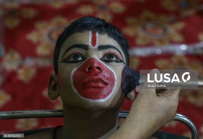 Índia: Apresentação de Ramleela em Nova Deli