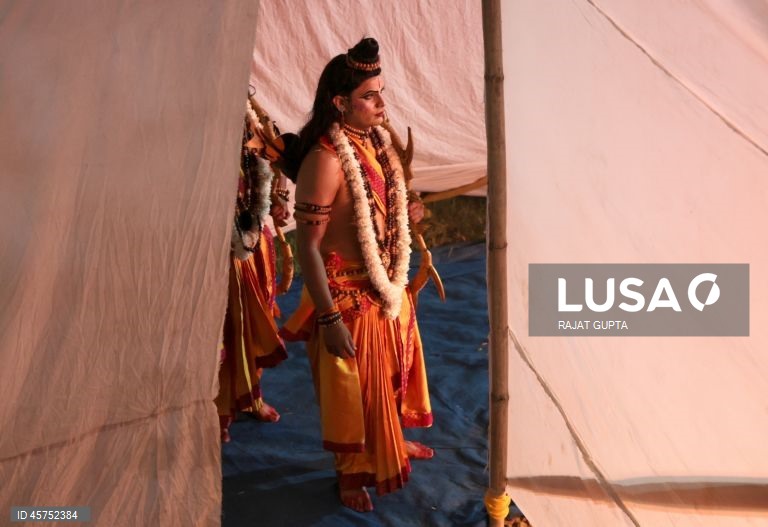 Índia: Apresentação de Ramleela em Nova Deli