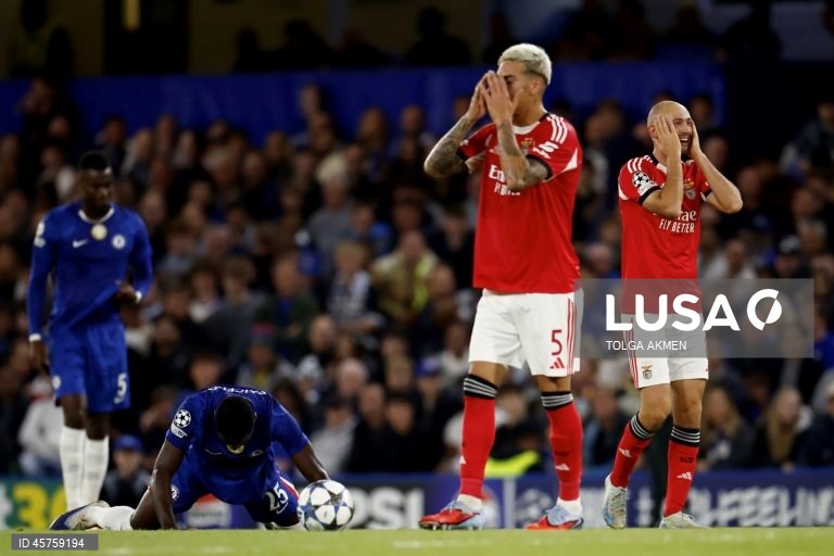 Futebol: Liga dos Campeões - Chelsea vs Benfica
