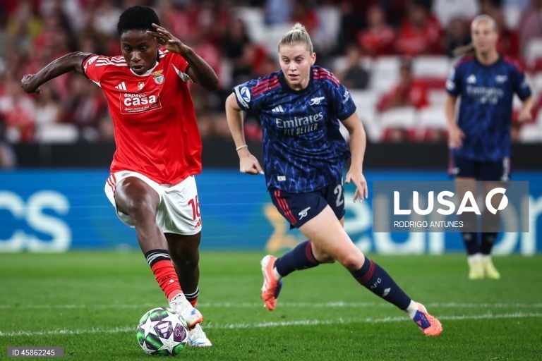Futebol: Liga dos Campeões Feminina - Benfica vs Arsenal
