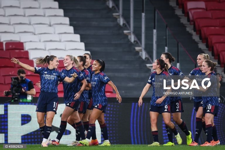 Futebol: Liga dos Campeões Feminina - Benfica vs Arsenal