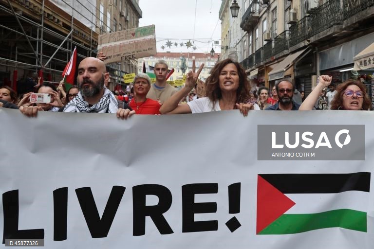 Lisboa: Marcha pela Palestina