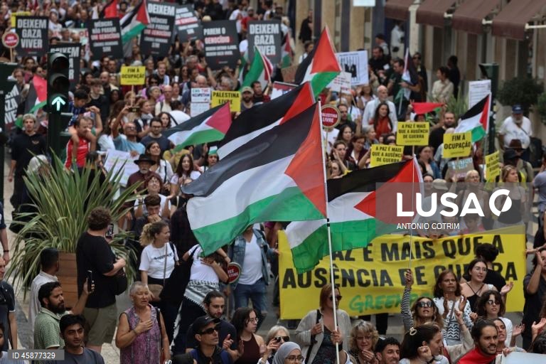 Lisboa: Marcha pela Palestina