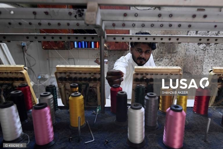 Paquistão: Indústria têxtil em Karachi