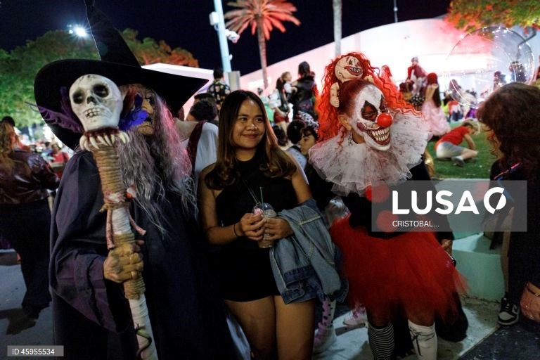 Festa de Halloween em Miami Beach 2025