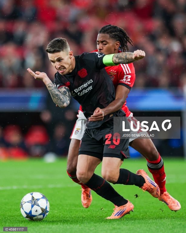 Futebol: Liga dos Campeões - Benfica vs Bayer Leverkusen
