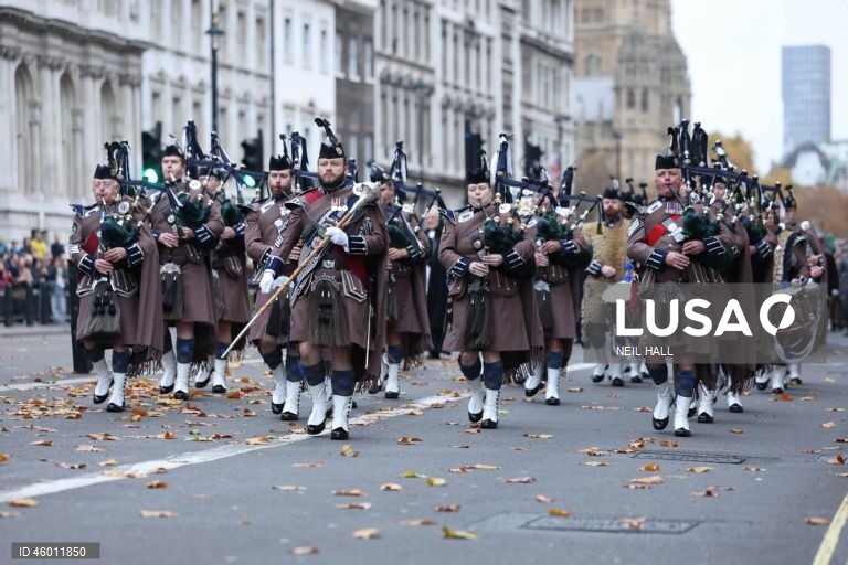 Dia do Armistício em Londres.