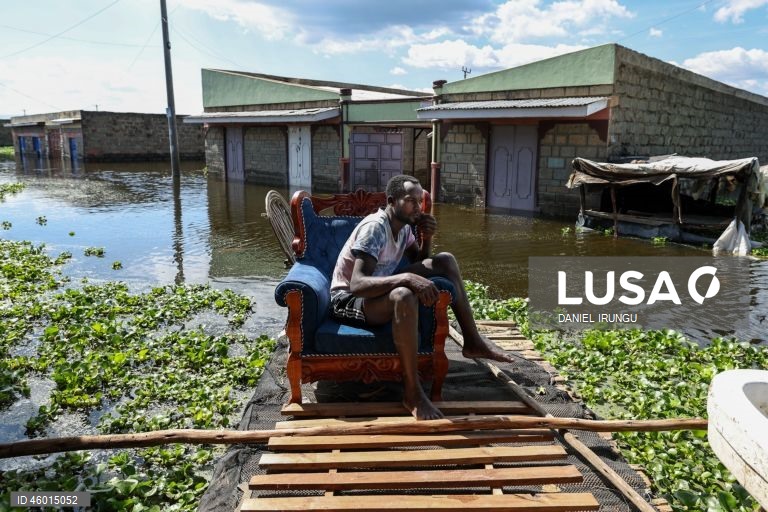 Quénia: Pessoas deslocadas pelas inundações do Lago Naivasha