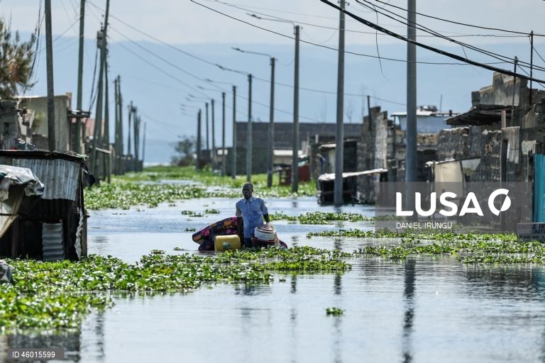 Quénia: Pessoas deslocadas pelas inundações do Lago Naivasha
