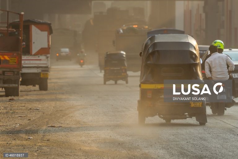 India: Poluição atmosférica em Mumbai