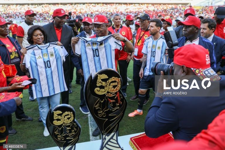 Futebol: Angola vs Argentina