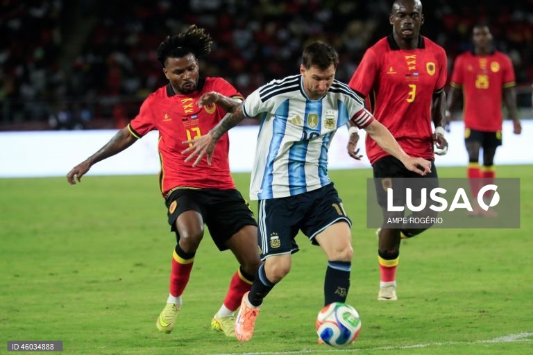 Futebol: Angola vs Argentina