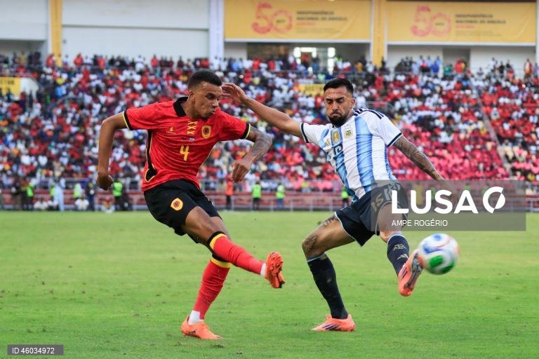 Futebol: Angola vs Argentina