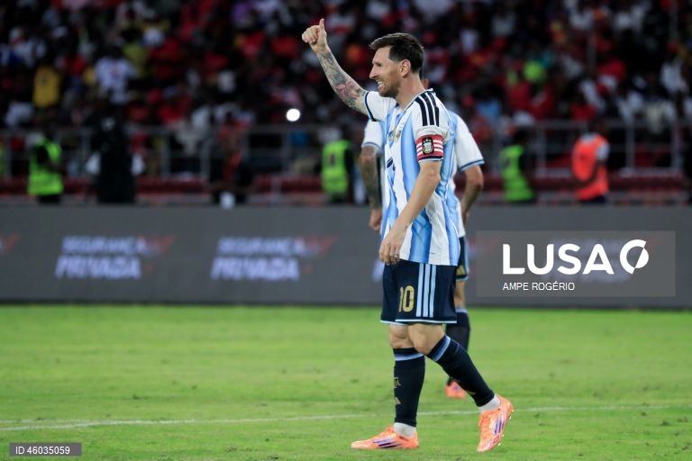 Futebol: Angola vs Argentina