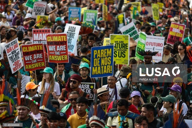 Brasil: Protesto de indígenas na COP30